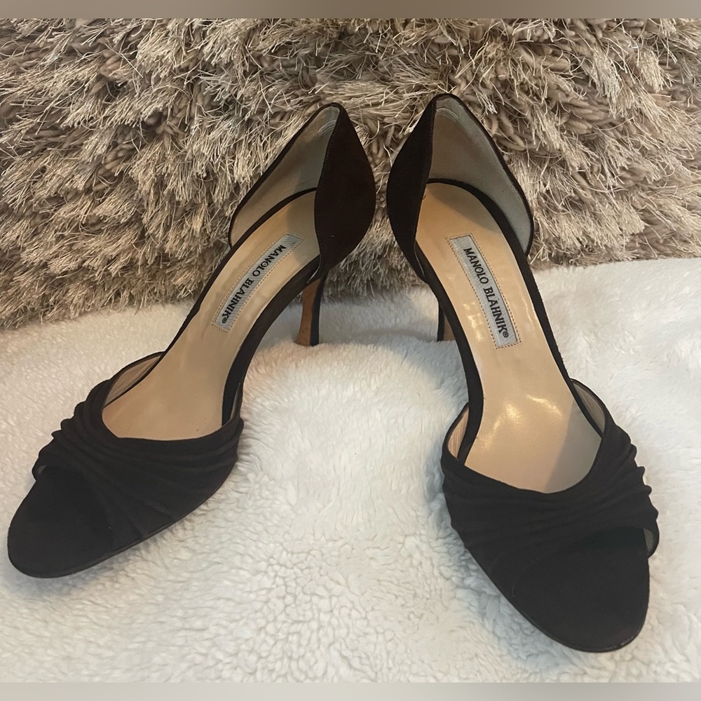 Dark Brown Manolo Blahnik heels